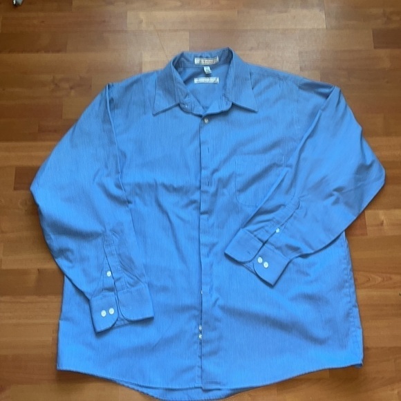 Geoffre Beene men’s button down dress shirt Size 17.5 - Picture 2 of 4